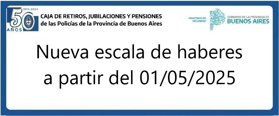 Nueva escala salarial mayo 2025
