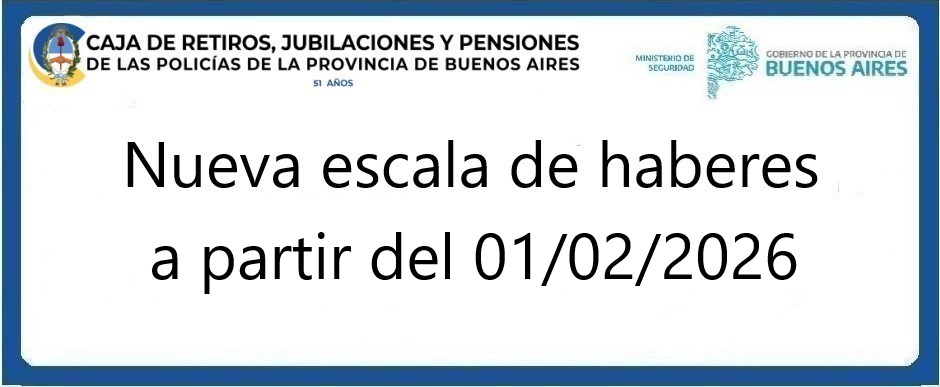 Nueva escala de haberes Enero 2026