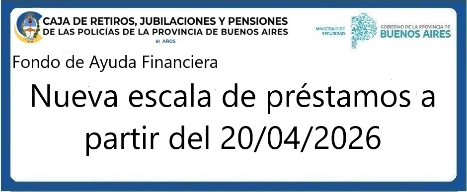 Nueva escala de préstamos a partir del 20 de abril de 2026