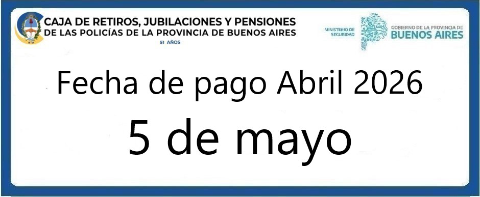 Fecha de pago abril 2026